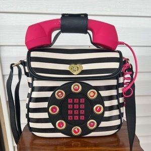 Betsey Johnson Hot Line Phone Handbag